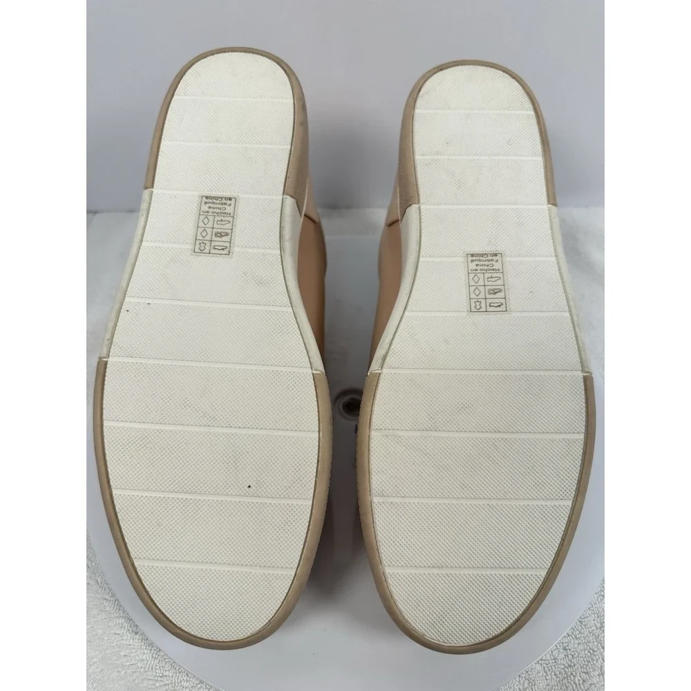 CARLSON Cnandes-Lea Women's Light Pink Laced Leather Sneakers Shoes Size 8.5‎